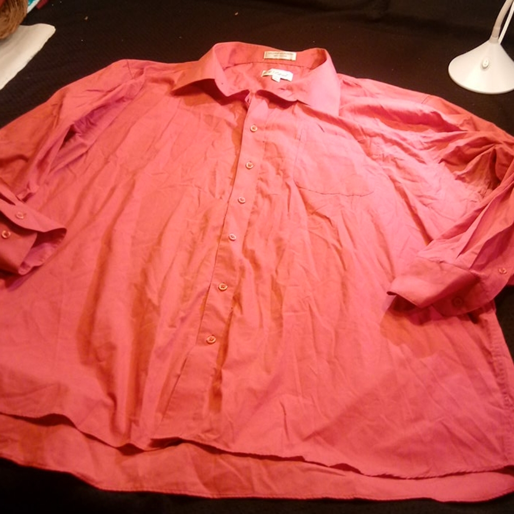Men's XXXL red long sleeve shirt